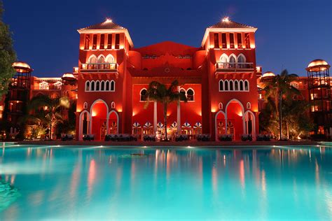 Grand Resort Hotel Hurghada bei Nacht Foto & Bild | architektur ...