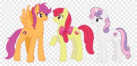 Rarity Applejack Rainbow Dash Apple Bloom Cutie Mark Crusaders, pita ...