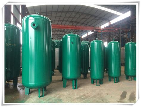 Industrial Screw Type Compressed Air Storage Tank , 200 Gallon Air ...