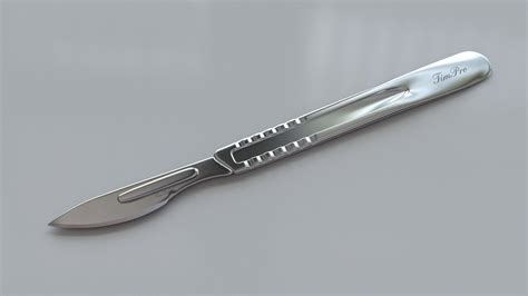 surgical scalpel 3D model | CGTrader