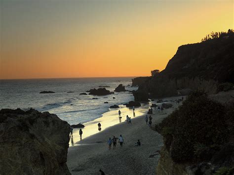 Sunset El Matador Beach Photograph by Rae Rae - Fine Art America