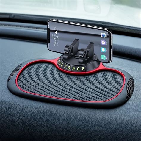 Multi-Functional Car Anti-Slip Mat Phone Mount, 360°rotating swan ...