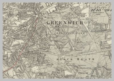 1872 South East London Ordnance Survey Map– I Love Maps