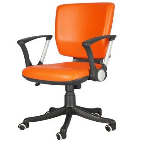 Orange Leatherite Ergonomical Chair at Rs 6250 | Ergonomic Office Chairs in New Delhi | ID ...