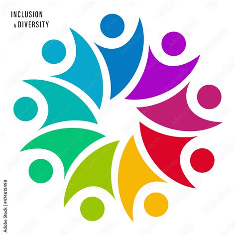 Inclusion and diversity infographic vector set, people vector logo for ...