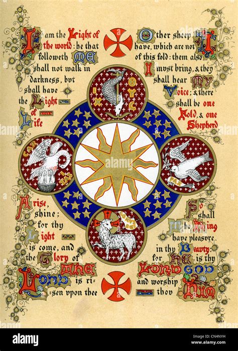 Illuminated symbol depicting the festival of the Epiphany. The Star of ...