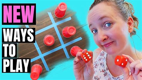 FLIP CUP TIC TAC TOE Game | 3 Variations - YouTube