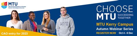 MTU Kerry Campus Autumn Webinar Series | Munster Technological University - MTU