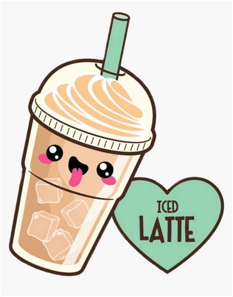 Kawaii Food - Kawaii Cute Coffee Drawings, HD Png Download - kindpng