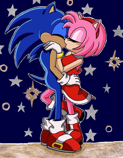 SonAmy kiss - SonAmy Photo (30112006) - Fanpop