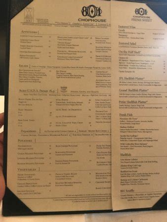 801 Chophouse, Omaha - Menu, Prices & Restaurant Reviews - TripAdvisor