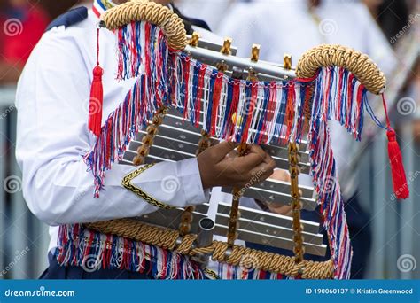 Unidentifiable Woman Playing Xylophone in Panama City Stock Image ...