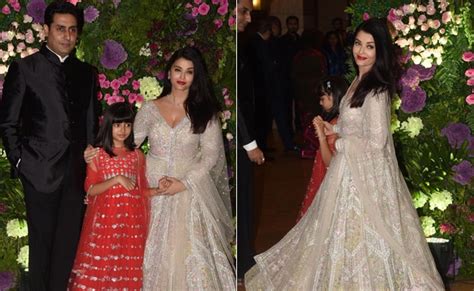 Aishwarya Rai Bachchan Nails Wedding Style In A Shimmery Floral Lehenga