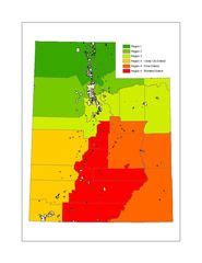 Utah Plant Hardiness Zone Map - MapSof.net