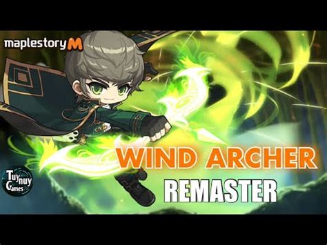 MapleStory M: Cygnus Knights Remaster - Wind Archer 1st - 5th Job Skills + Auto Battle + Bossing ...