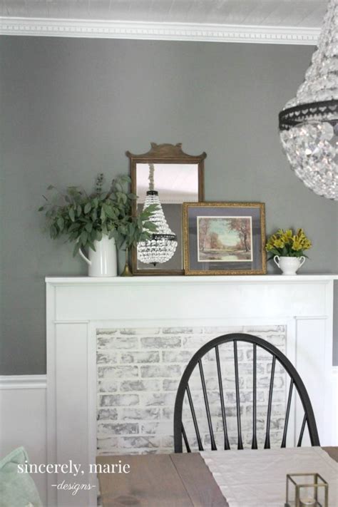 DIY Faux Fireplace and German Smear - Sincerely, Marie Designs