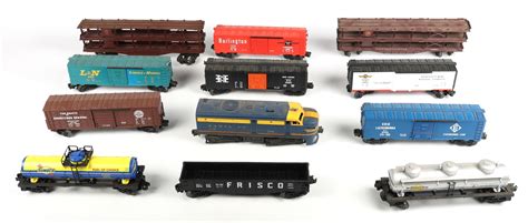 Lot Detail - LIONEL O GAUGE MODEL TRAINS - LOT OF 12