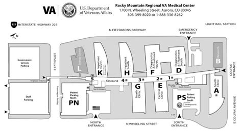 Campus Map | VA Eastern Colorado Health Care | Veterans Affairs