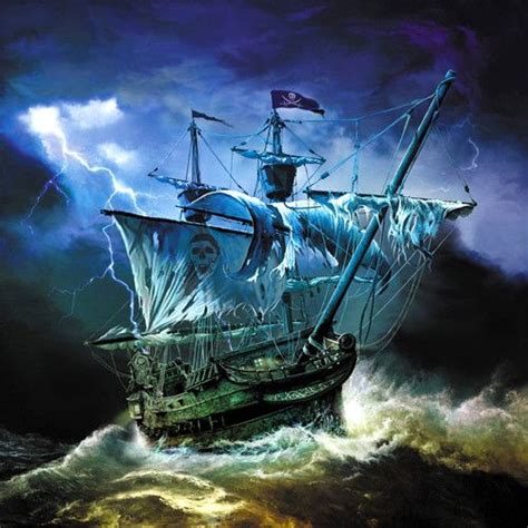 Weather The storm | Pirates | Ship paintings, Sailing ships, Ghost ship