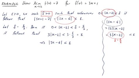 11.1 Epsilon delta examples - YouTube