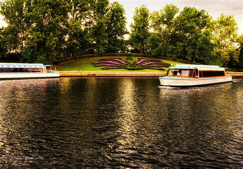 Boat Ride On The International Gateway Walt Disney World Photograph by ...