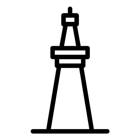 Architecture Building Cn Tower Vector SVG Icon - SVG Repo