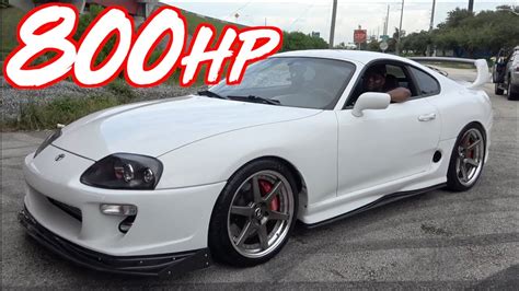 The Perfect Street Supra?! - 800HP Stock Motor 2JZ-GTE - YouTube