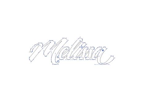 Melissa by ForSureLetters on Dribbble