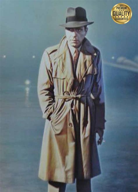 Buy Humphrey Bogart Trench Coat | Casablanca Costume Coat