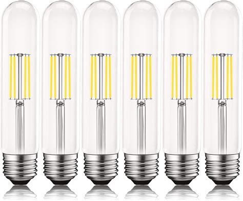 LUXRITE Bombillas LED T9 vintage equivalentes a 60 W, 5000 K blanco ...