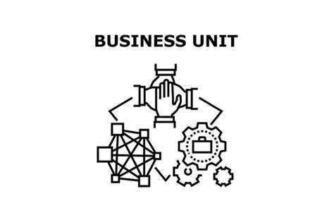 Business Unit Vector Concept Black Illustration By vectorwin | TheHungryJPEG