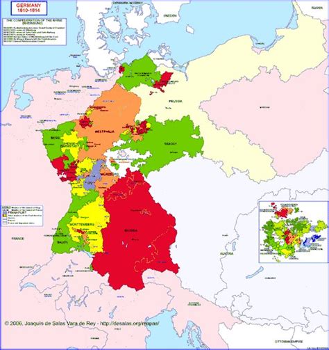 Hisatlas - Map of Germany 1810-1814