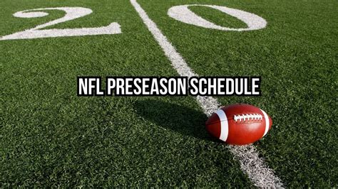 NFL Preseason Schedule 2023: NFL Games on TV Today