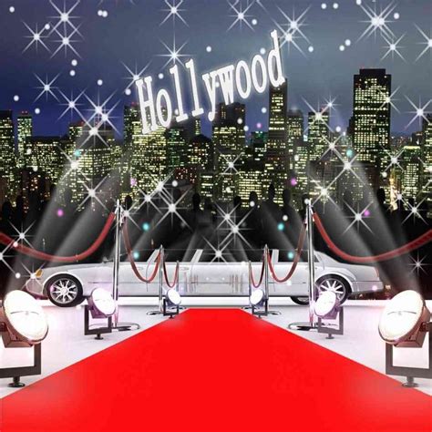 Hollywood Red Carpet And Limo Computer Printed Photography Backdrop ...