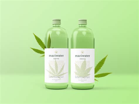 Mariwater - THC Infused Water on Behance