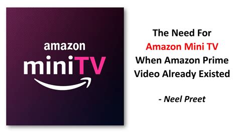 The Need For Amazon Mini TV When Amazon Prime Video Already Existed - The Literature Times