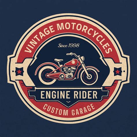 Bike garage vintage logo template | Free Photo - rawpixel