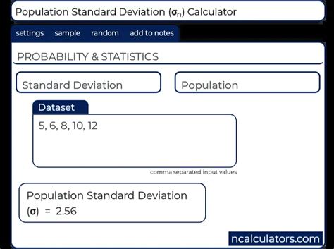 Population Standard Deviation Psd Calculator 36960 | Hot Sex Picture