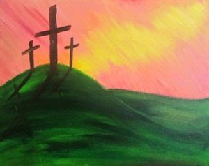 Three Crosses Painting at PaintingValley.com | Explore collection of Three Crosses Painting