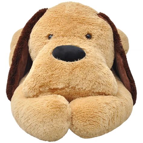 Dog Cuddly Toy Plush Brown 120 cm