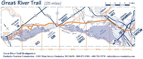 The Great River Trail, Wisconsin - Bike Trail Descriptions and Photos