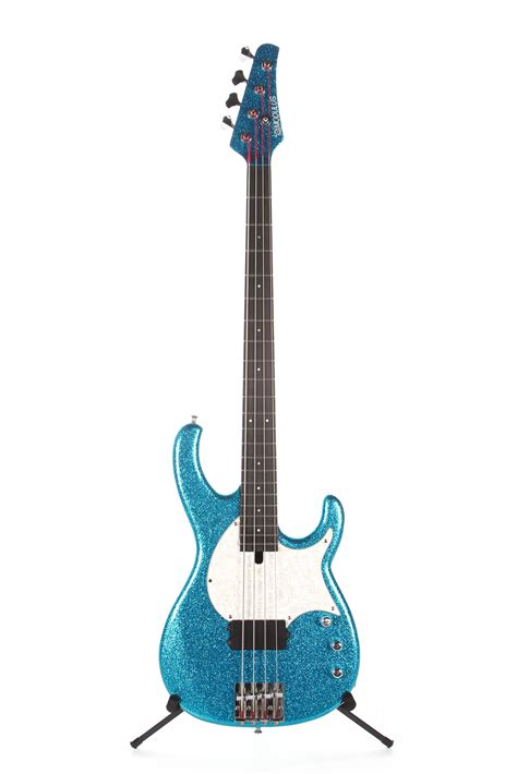 2003 Modulus FB4 Funk Unlimited Flea Bass Blue Sparkle | Guitar Chimp