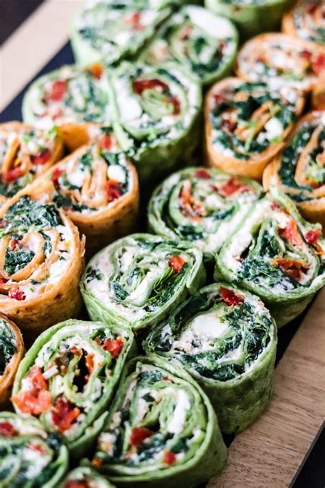 Mediterranean Pinwheels - Vegetarian Appetizer (vegan and low carb options) • Domestic Superhero