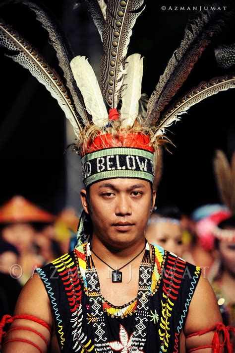 North Borneo (Sabah) Murut man in traditional costume. | Borneo, North ...