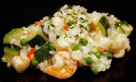 Shrimp & Scallop Risotto - Katie's Cucina