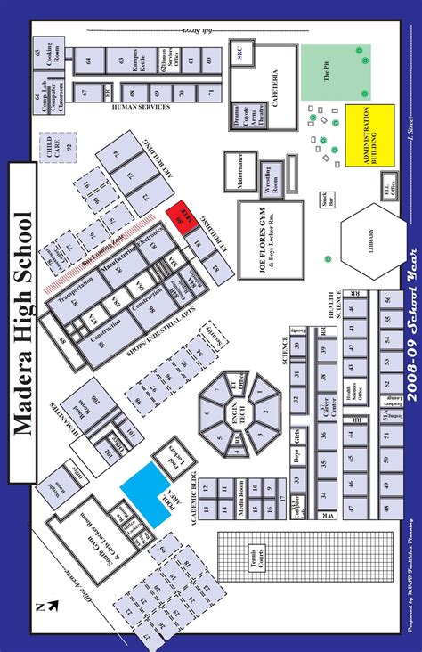 Mesa High School Campus Map