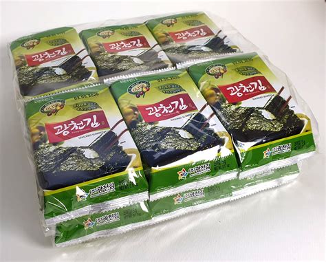 Nori kim roasted seaweed : 5g x 12 pcs :: KJ-market