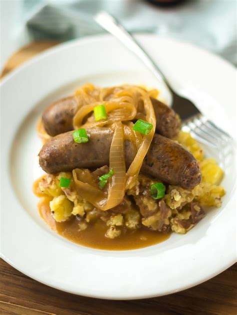 Bangers and Mash - Our Bangers and Mash recipe is rich and comforting ...