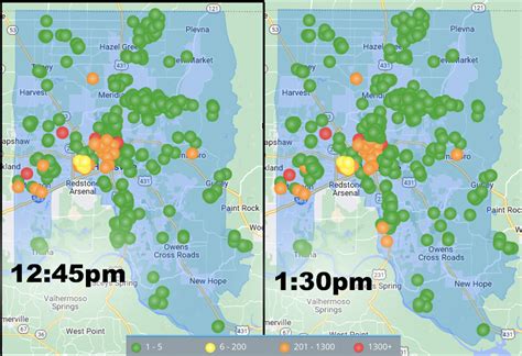 Huntsville Utilities on Twitter: "Power Outage Update - 1:30pm"