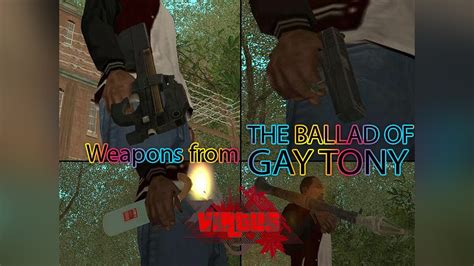 Download Weapons from The ballad of GAY TONY for GTA San Andreas